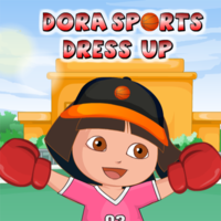 Dora Sports Dress Up,It is a very good habit to keep doing sports, exercise not only allows us to keep fit, but you can also make friends who love sports. Therefore, sunshine girl Dora gets up early every morning, but she is not ready now. Let us into the game, and help her choose the appropriate set of sports clothing. Enjoy the dress up time with Dora.